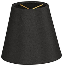 Load image into Gallery viewer, Royal Designs CS-906-5BLK Hardback Empire Black Chandelier Lamp Shade, Black
