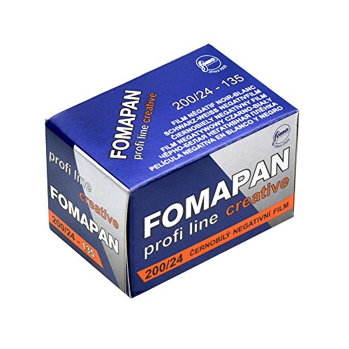 Foma Fomapan 200 ISO Black & White Negative Film, 35mm, 24 exposure