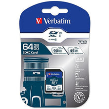 Load image into Gallery viewer, Verbatim 47022 Pro SDHC U3 64GB SD Card
