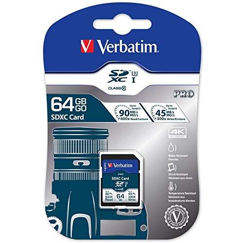 Verbatim 47022 Pro SDHC U3 64GB SD Card