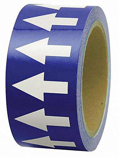 Arrow Tape, White/Blue, Polyethylene, 4