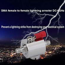 Load image into Gallery viewer, SMA Lightning Arrestor WiFi Coax Surge Protector with SMA Female to SMA Female Connector 0-6GHz
