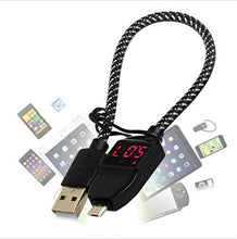 Load image into Gallery viewer, 1.2M Smart Voltage Current LED Display Micro USB Sync Data Fast Charging Cable

