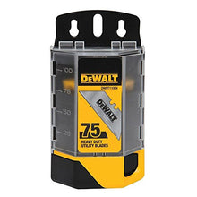 Load image into Gallery viewer, Dewalt DWHT11004 4 Pack 75 Pc. Heavy Duty Utility Blades
