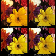 Load image into Gallery viewer, CameraTrax 24ColorCard-3x5 (OneSnapColor) with White Balance and User Guidebook
