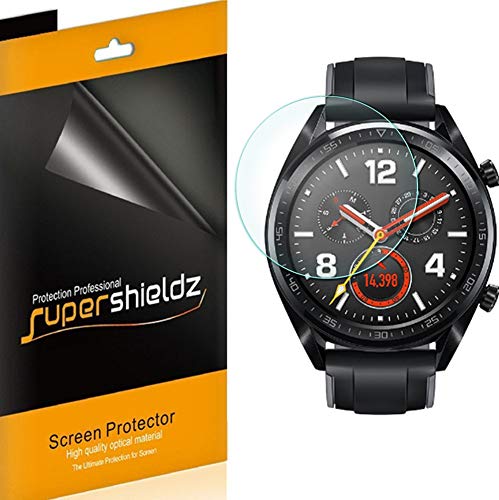 (6 Pack) Supershieldz Designed for Huawei Watch GT Screen Protector, High Definition Clear Shield (PET)