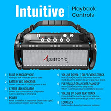 Load image into Gallery viewer, Alpatronix Bluetooth Speaker 60W (80W Max), IPX6 Waterproof, Portable, Wireless, 8000mAh Power Bank, Handsfree, Shockproof, TWS, DSP, Stereo, Subwoofer, TF Card, NFC, AX500, Indoor &amp; Outdoor  Black
