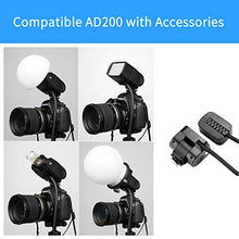 Load image into Gallery viewer, Godox EC200 Extension Flash Head 200W for Godox AD200/ AD200Pro Pocket Flash, 2M Extend Power Cable, Works with AD200/ AD200Pro Bare Bulbs Head and Speedlite Head
