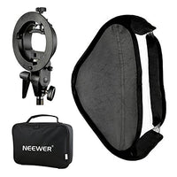 Neewer Photo Studio Multifunctional 24x24 inches/60x60 centimeters Softbox with S-type Speedlite Flash Bracket Mount and Carrying Case for Portrait or Product Photography