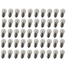Load image into Gallery viewer, GutReise DC 50pcs E10 12V 0.3A Warm White Bulb Light Bulbs Miniature Screw Base (12V)
