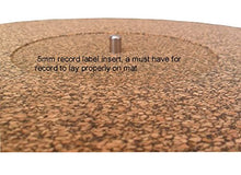 Load image into Gallery viewer, Cork 2mm Turntable Record Mat with Record Label Recess in The Center
