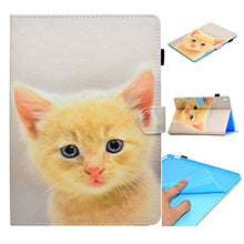 Load image into Gallery viewer, Case for iPad Pro 9.7 Inch 2016, Cookk [Card Slots] [Auto Sleep/Wake] Lightweight Premium PU Leather Folio Stand Cover for Apple iPad Pro 9.7 Inch 2016 Model A1673/A1674/A1675, Cute Cat
