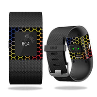 MightySkins Skin Compatible with Fitbit Surge Cover Skins Sticker Watch Primary Honeycomb