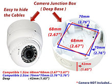 Load image into Gallery viewer, Evertech 4 Pcs. 4.75&quot; Camera Big Deep Base Junction Outlet Box for Varifocal Adjustable Lens Eyeball Turret Dome CCTV Security Cameras (4X White)
