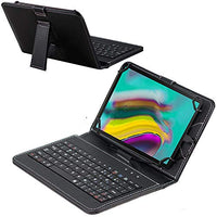 Navitech Black Keyboard Case Compatible with The AnTeck 10 Inch 3G Phablet Quad Core