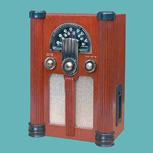 Load image into Gallery viewer, Radios Natural Oak Empire Tape/Radio AC Operated 14&quot;H | Renovator&#39;s Supply
