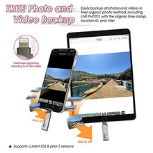 Load image into Gallery viewer, PioData iXflash 512GB MFi Certified Flash Pen Drive for iPhone/iPad/Mac/PC USB 3.1 Type A Lightning External Storage Memory Photo Stick
