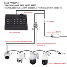 Load image into Gallery viewer, PTZ Keyboard,LEFTEK Analog Camera RS485 Controller Mini PTZ Jorystick with LCD Screen Display Menu
