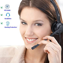 Load image into Gallery viewer, Corded Phone Headset with Noise Cancelling Microphone for Office Phones RJ9 Landline Telephone Headset Compatible with Panasonic Sangoma Snom Escene etc
