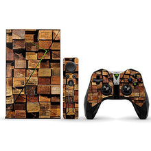 Load image into Gallery viewer, MightySkins Skin Compatible with NVIDIA Shield TV (2017) wrap Cover Sticker Skins Stacked Wood

