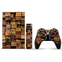 MightySkins Skin Compatible with NVIDIA Shield TV (2017) wrap Cover Sticker Skins Stacked Wood