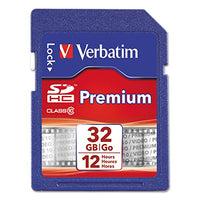 Verbatim 96871 Premium SDHC Memory Card, Class 10, 32GB