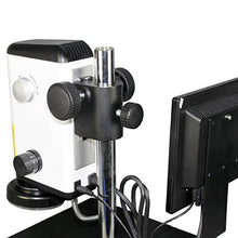 Load image into Gallery viewer, New 2.0MP HD Digital Industry Video Microscope Camera VGA Video Output with 10-Inch HD Screen &amp; Table Stand &amp; 60 LED Light for Industrial Component Repair Electronics Manufacturing Textile
