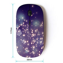 Load image into Gallery viewer, KawaiiMouse [ Optical 2.4G Wireless Mouse ] Glitter Stars Universe Sparkling Lights Night
