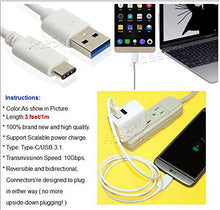 Load image into Gallery viewer, 3 Feet/1M Micro USB 3.1 to 3.0 Data Sync Cable for Verizon/Sprint/T-Mobile HTC One M10 HTC 10 Lifestyle Cell Phone
