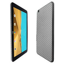 Load image into Gallery viewer, Skinomi Silver Carbon Fiber Full Body Skin Compatible with LG G Pad II 10.1 (Full Coverage) TechSkin with Anti-Bubble Clear Film Screen Protector
