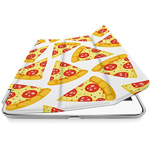 Load image into Gallery viewer, CasesByLorraine Apple New iPad 9.7&quot; (2017) Case, Pizza Slice Pattern Cute Smart Cover for New iPad 9.7 inch (2017) with auto Sleep &amp; Wake Function - P89
