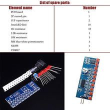 Load image into Gallery viewer, Comidox 2Sets NE555+CD4017 Module Water Flowing LED Light Electronic Production Suite Red Color Flashing Lights Lamp DIY Soldering Kit For Arduino Electronic Fun
