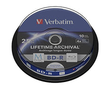 Load image into Gallery viewer, Verbatim 43825 25GB 4X M-Disc BD-R - 10 Pack Spindle
