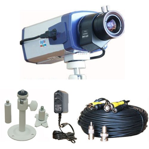 VideoSecu Home Video Surveillance 700TVL CCTV Body Box Security Camera Built-in 1/3