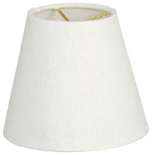 Load image into Gallery viewer, Royal Designs CS-920-5LNW Hardback Empire Linen Chandelier Lamp Shade, White
