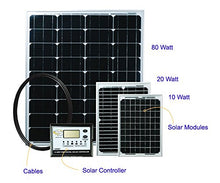 Load image into Gallery viewer, Go Power 80 WATT/4.6 AMP SOLAR KIT WITH 10 AMP DIGITAL CONTROLLER
