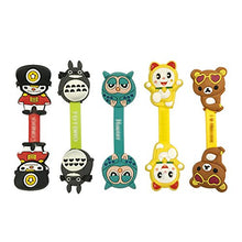 Load image into Gallery viewer, allydrew Cartoon Animal Cable Tie Cord Organizer Earphone Wrap (Set of 5)
