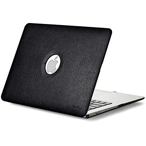 Kuzy   Leather Mac Book Air 13 Inch Case A1466, A1369 For Older Version 2017, 2016, 2015   Hard Shell