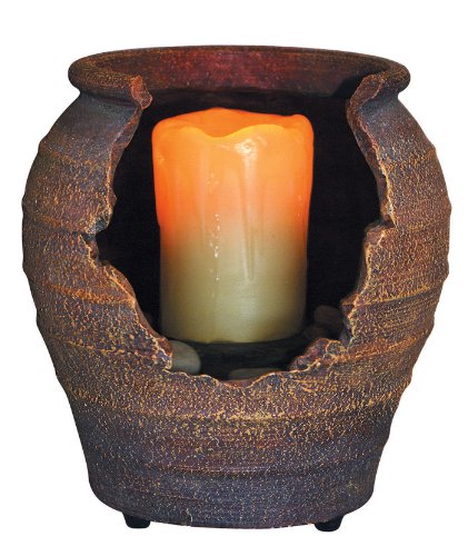 OK LIGHTING FT-1143/1L LED Candle Fountain (6.75-inch high)