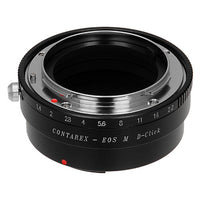 Fotodiox Pro Lens Mount Adapter, Contarex Lens (CRX-Mount) to Canon EOS M (EF-m) Mount Mirrorless Camera Adapter with Declicked Aperture Control Dial