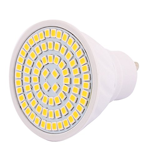 Aexit GU10 SMD Wall Lights 2835 80 LEDs Plastic Energy-Saving LED Lamp Bulb Warm White AC Night Lights 110V 8W