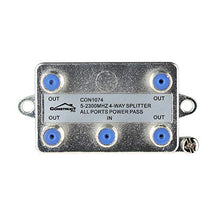 Load image into Gallery viewer, Vertical 4-Way 5-2300 MHz Splitter
