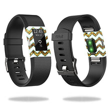 Load image into Gallery viewer, MightySkins Skin Compatible with Fitbit Charge 2 wrap Cover Sticker Skins Glitter Chevron
