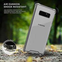 Load image into Gallery viewer, Case for Note 8, Aquaflex Clear Transparent TPU [Anti-Shock] Slim Cover with Hard Back for Samsung Galaxy SM-N950
