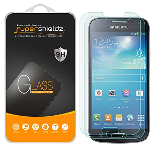 Supershieldz (2 Pack) for Samsung Galaxy S4 Tempered Glass Screen Protector, Anti Scratch, Bubble Free