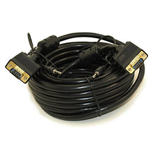 Load image into Gallery viewer, MyCableMart 35ft Premium Tri-Shield VGA &amp; 3.5mm Stereo TRS Audio M/M Combo Cable
