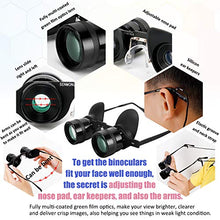 Load image into Gallery viewer, Professional Hands-Free Binocular Glasses for Fishing, Bird Watching, Sports, Concerts, Theater, Opera, TV, Sight Seeing, Hands-Free Opera Glasses for Adults Kids (Green Film Optics)-Upgraded
