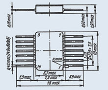 Load image into Gallery viewer, S.U.R. &amp; R Tools IC/Microchip USSR 1533LN2 Analogue SN74ALS05 1 pcs
