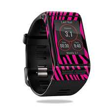 Load image into Gallery viewer, MightySkins Skin Compatible with Garmin Vivoactive HR - Pink Zebra | Protective, Durable, and Unique Vinyl Decal wrap Cover | Easy to Apply, Remove, and Change Styles | Made in The USA
