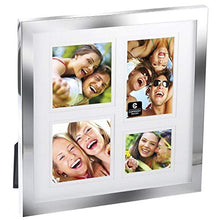 Load image into Gallery viewer, Silverplate 4-Opening Collage Frame by Cupercoy -
